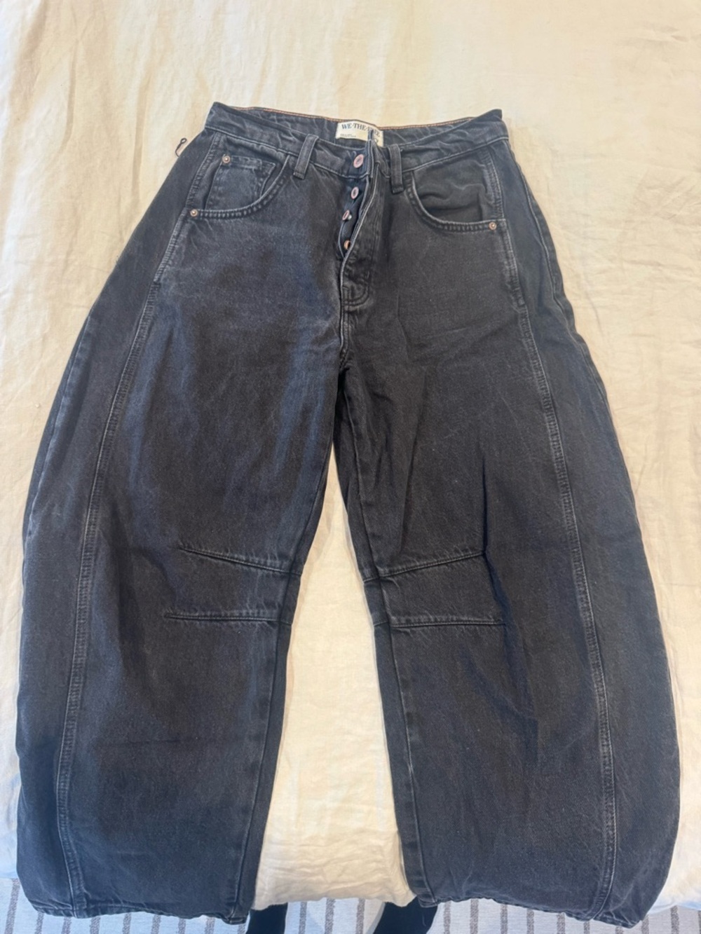 We The Free Good Luck Mid-Rise Barrel Jeans - Picture 4 of 5